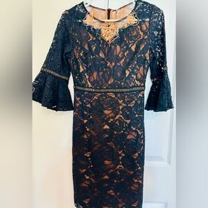 Women’s Lanelle new with tags‎ black lace designer dress small